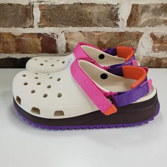 CROCS Classic Hiker Clog Stucco Purple Unisex Outdoor Sandals Men’s Sz 11 Malone