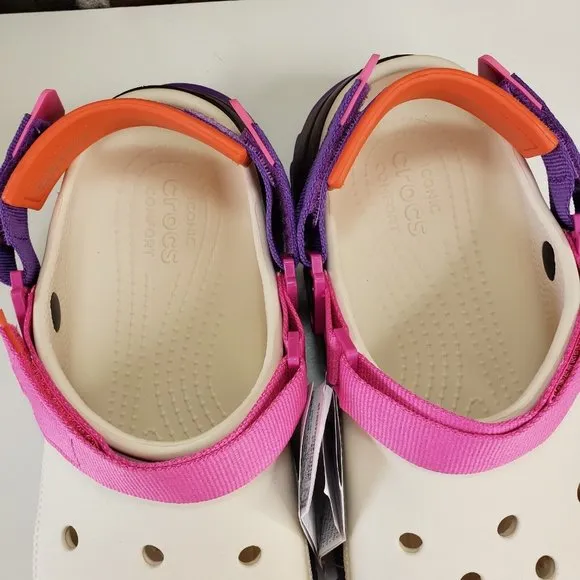 CROCS Classic Hiker Clog Stucco Purple Unisex Outdoor Sandals Men’s Sz 11 Malone