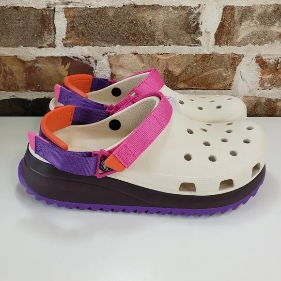 CROCS Classic Hiker Clog Stucco Purple Unisex Outdoor Sandals Men’s Sz 11 Malone