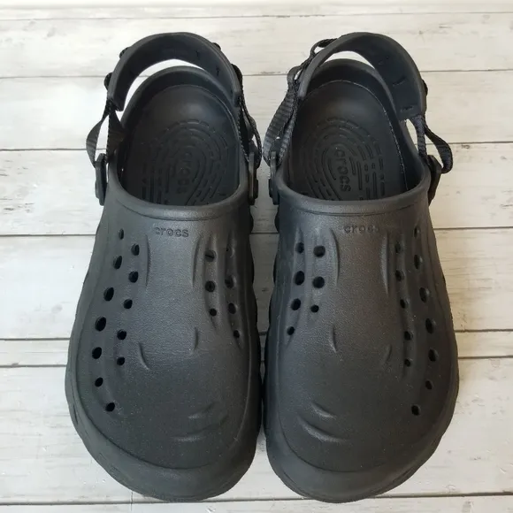 Crocs Echo Black Clog Sandals