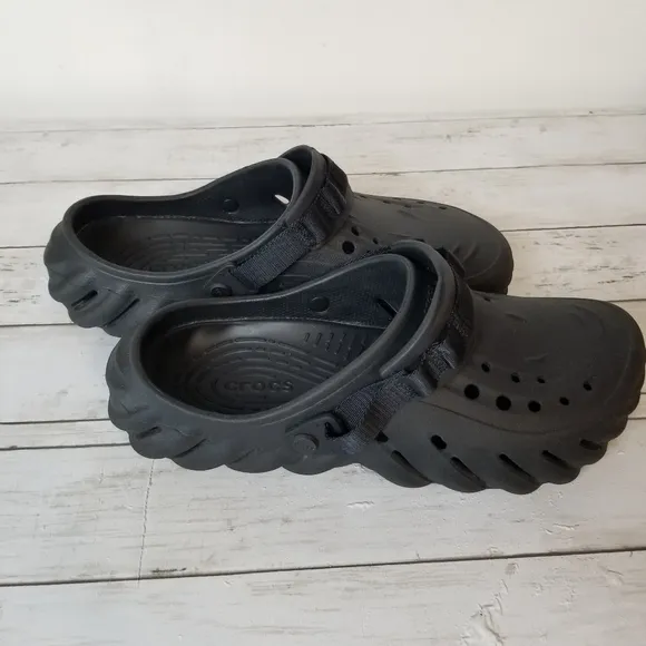 Crocs Echo Black Clog Sandals