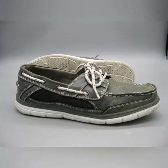Croft &amp; Barrow Boat Shoes Men 9 Grey