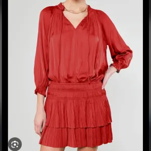 Current Air Red Long Sleeve Dress Medium