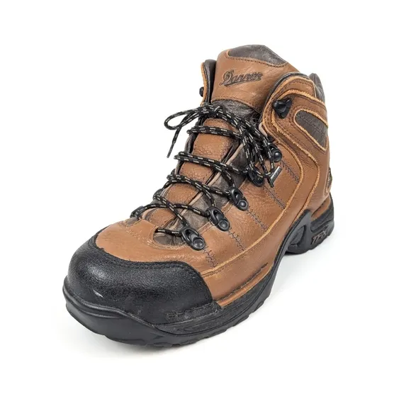 Danner Brown Leather GORE-TEX Hiking Boots Size 10