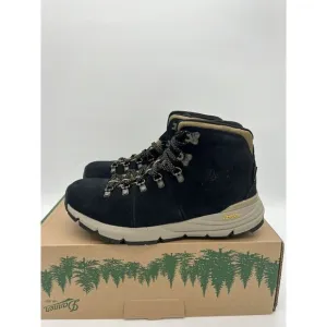 Danner Womens Mountain 600 4.5in Black/Khaki Suede Hiking Boots 62288 NWOB