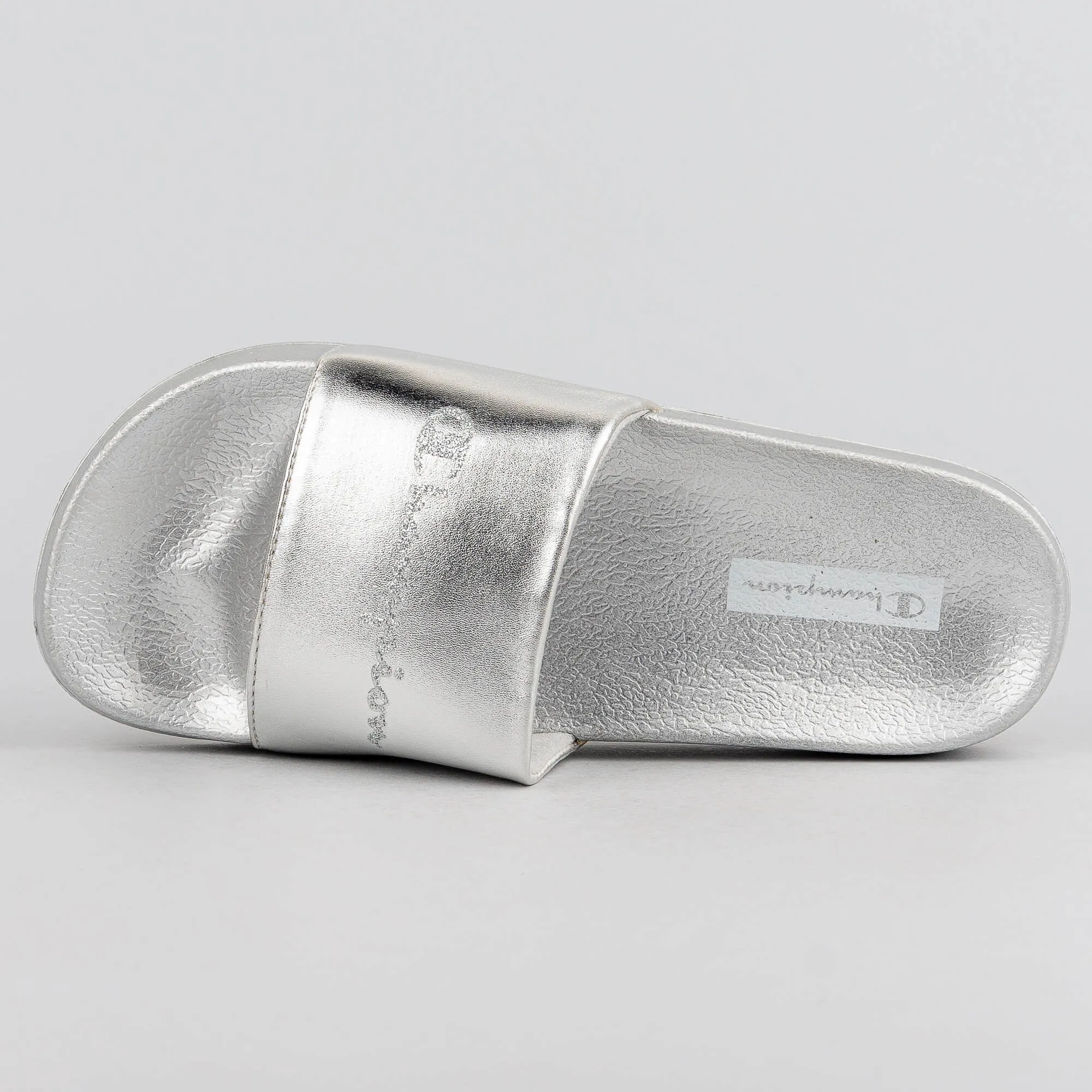 Dámske šlapky Champion slide QUEENS Silver