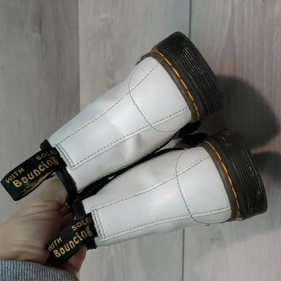 Doc Dr.Martens Zavals J Kids Ankle Leather Lace Up Boots shoes sz US12