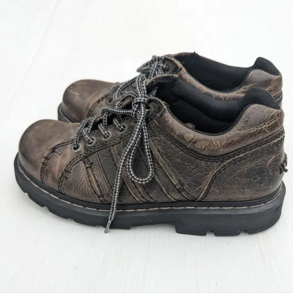 DOC MARTENS Harrison brown leather chunky loafers size 10 mens