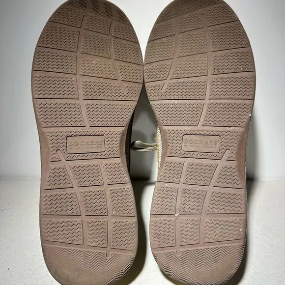 Dockers Mens Beacon Tan Leather Boat Shoes Lace