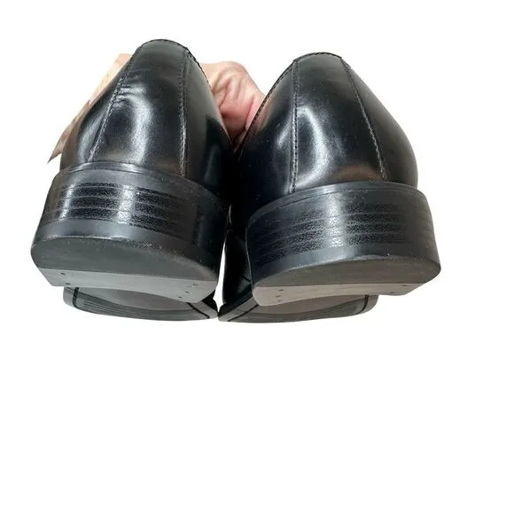 DOCKERS Premium Black Cap Toe Lace Up Oxford Size 10.5