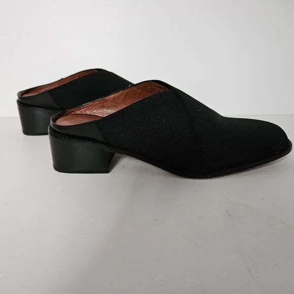 Donald J Pliner Size 7.5 Ask Matte Black‎ Mule Slide Shoes - NEW