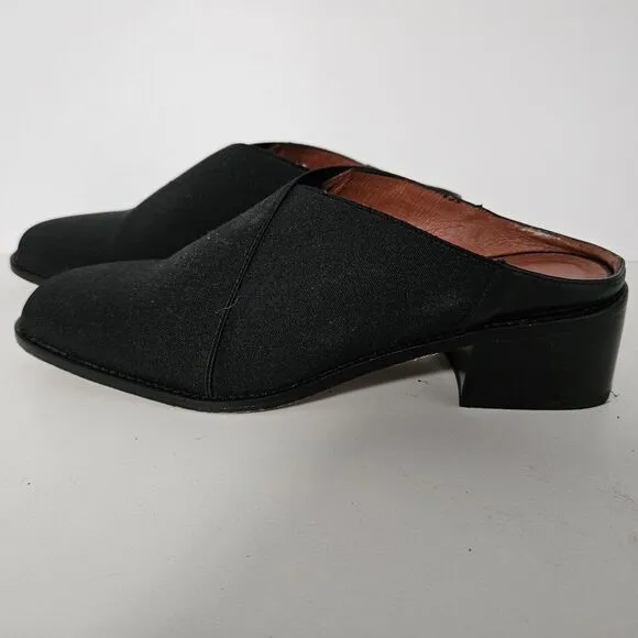 Donald J Pliner Size 7.5 Ask Matte Black‎ Mule Slide Shoes - NEW