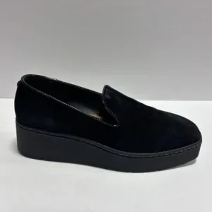 Donald Pliner Women’s Witty Black Wedge Slip-On Loafers, Size 7 M