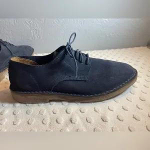 DONT STEP ON MY BLUE SUEDE SHOES!  J CREW Superior Shoes Blue Suede Chukka Shoe