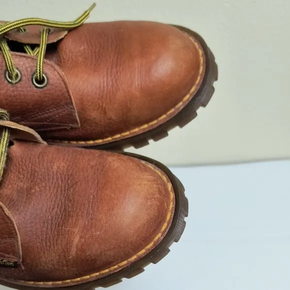 Dr. Martens Brown Oxford Shoes with Leather Lacing Big Boy Size 5