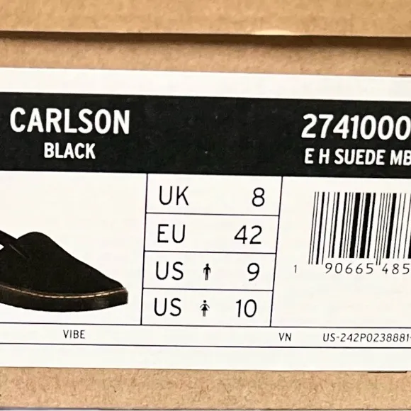 DR MARTENS CARLSONS AirWair Slingback Shoes Womens Size 10 Black Suede NEW