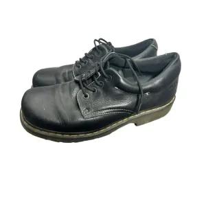 Dr Martens Crazy Horse Oxford Men's 12 Black Leather Lace Up AW004 Shoes
