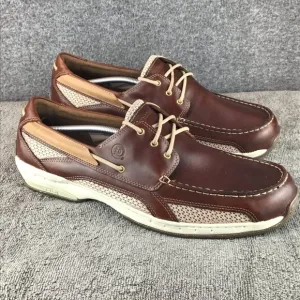Dunham Captain Boat Shoe Brown Sz 13