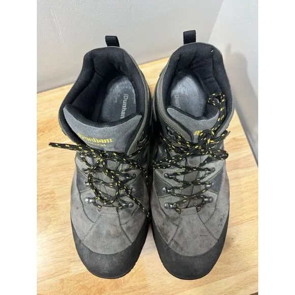 Dunham‎ Cloud Boots Mens 15 2E Gray Leather Waterproof Hiking Work Lace Gorpcore