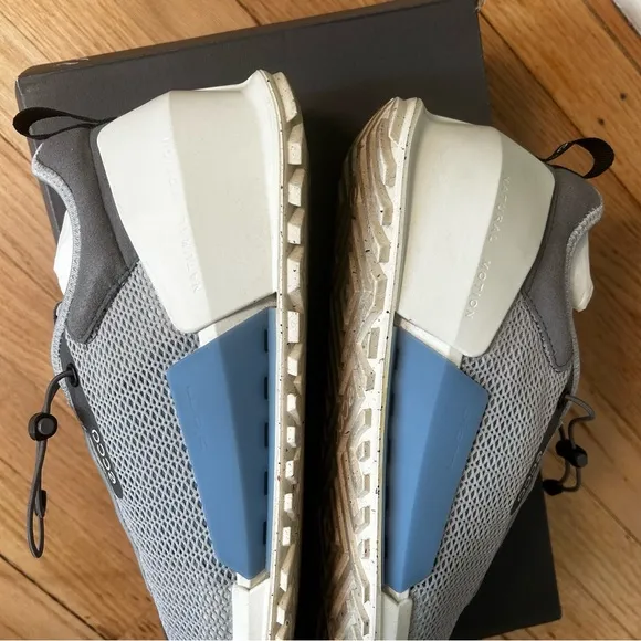 ecco biom 2.0 mens sneakers shoes concrete blue size 45 eu 11-11.5 us