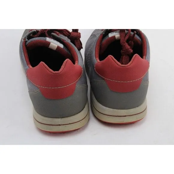 Ecco Hydromax Golf Shoes Lace Up Leather Mens Golfing Shoes Sz 43 Us 9-9.5