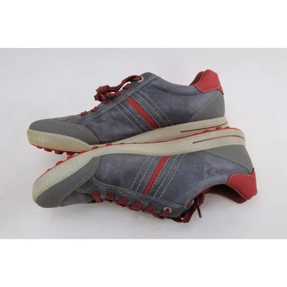 Ecco Hydromax Golf Shoes Lace Up Leather Mens Golfing Shoes Sz 43 Us 9-9.5