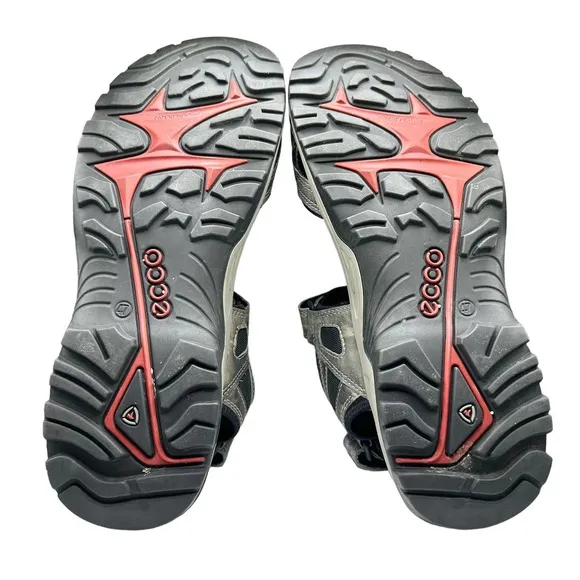 Ecco | Men | Yucatán Receptor Gray Camo Outdoor Sport Sandals | 47 EU 13-13.5 US