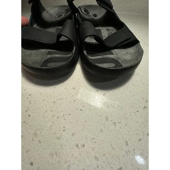 ECCO Men's Cozmo Two Band Slide Sandal Titanium EU 47 US 12.5 NWOT NWOB