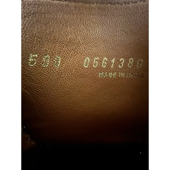 Ecco Men's Size 43 EU Brown Leather Driving Loafers Slip On 590 Shoes