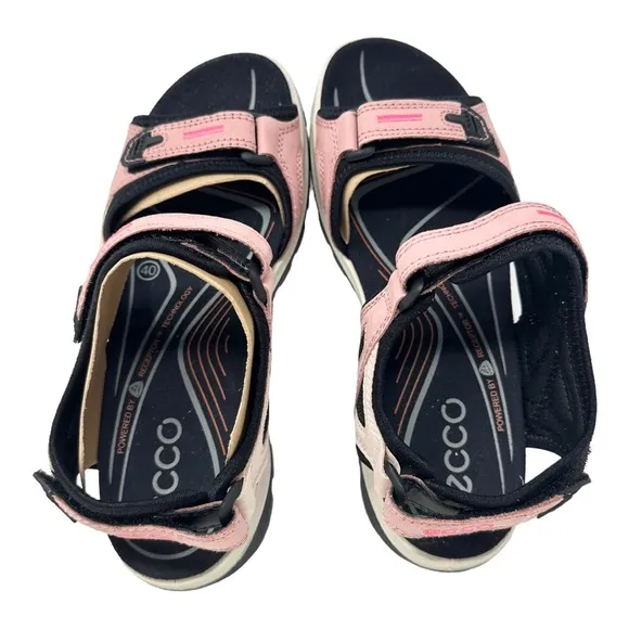 ECCO Off-road Big Girl Yucatan Sandals Damask Rose/Rose Dust Size 4/4.5.