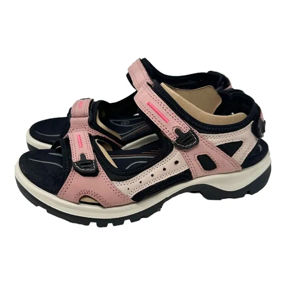 ECCO Off-road Big Girl Yucatan Sandals Damask Rose/Rose Dust Size 4/4.5.