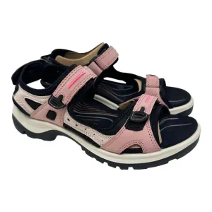 ECCO Off-road Big Girl Yucatan Sandals Damask Rose/Rose Dust Size 4/4.5.