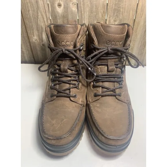 ECCO Track 6 GORETEX Mens Ankle Boots Brown/Coffee Shoe size EU43(US9.5-10)