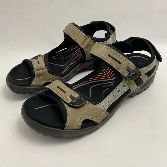 Ecco Yucatan Receptor Sandals 11 - 11.5 / 45 Athletic Hiking Outdoor Sport Mens