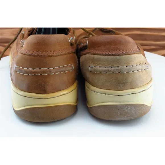 Eddie Bauer Shoes Sz 12 M Brown Boat Shoe Leather‎ Men