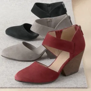 Eileen Fisher Black Mina Suede Shoes SZ 9