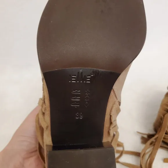Elle Suede Boots Size 8.5 Eur 39
