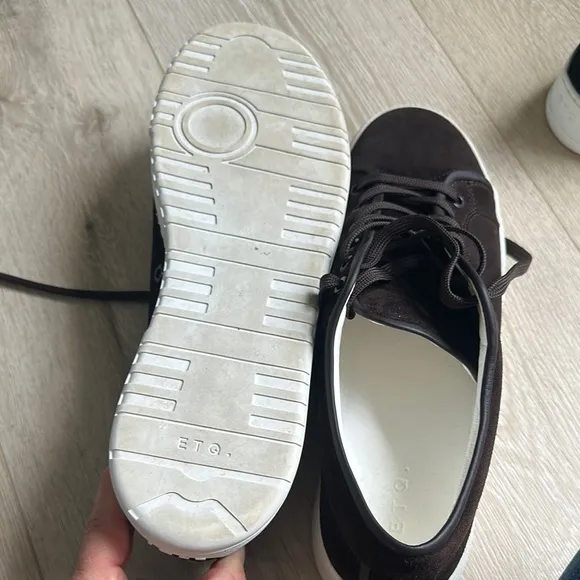 ETQ. Men's brown Suede Sneakers