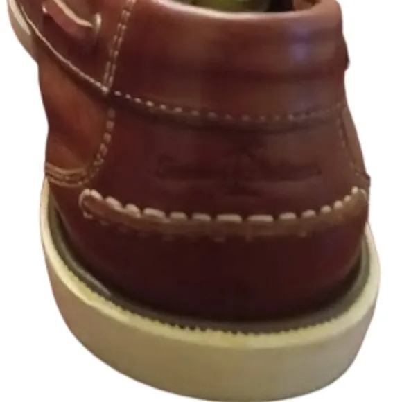 EUC | Tommy Bahama | Leather | Brown Captain Boat Shoes | Men's | SIze: 10.5D