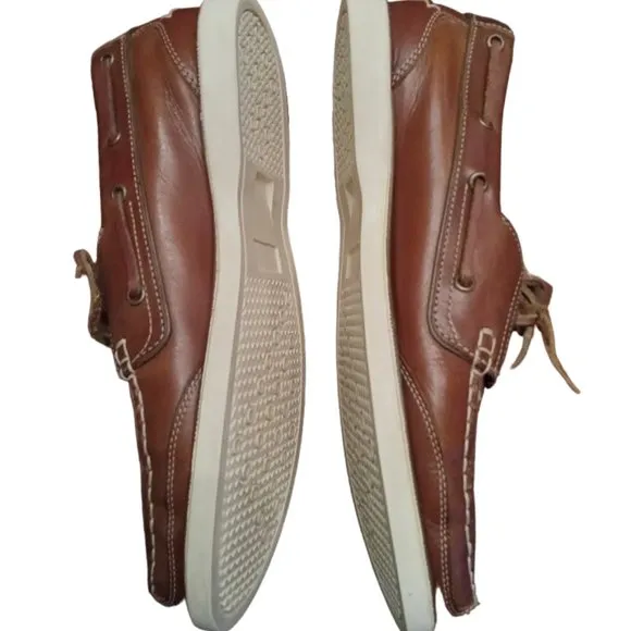 EUC | Tommy Bahama | Leather | Brown Captain Boat Shoes | Men's | SIze: 10.5D