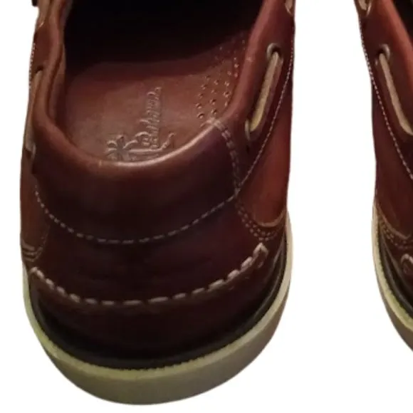 EUC | Tommy Bahama | Leather | Brown Captain Boat Shoes | Men's | SIze: 10.5D