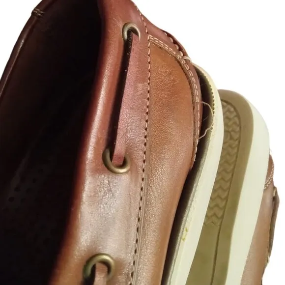 EUC | Tommy Bahama | Leather | Brown Captain Boat Shoes | Men's | SIze: 10.5D