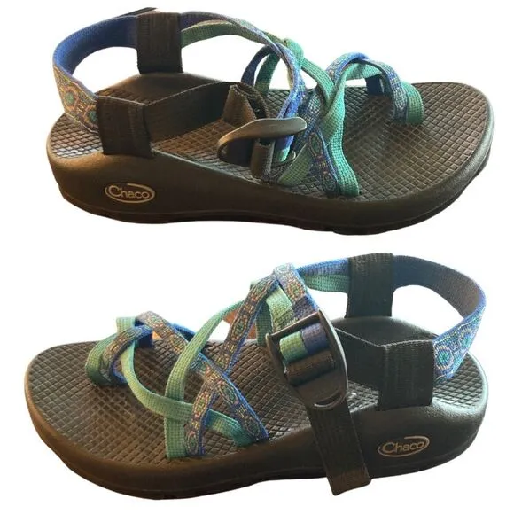 EUC Chaco - ZX/2 Blue Aqua - Adjustable Sandals*
