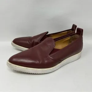 Everlane The Leather Street Shoes Red Pointed Toe Loafers, Women’s Size 11