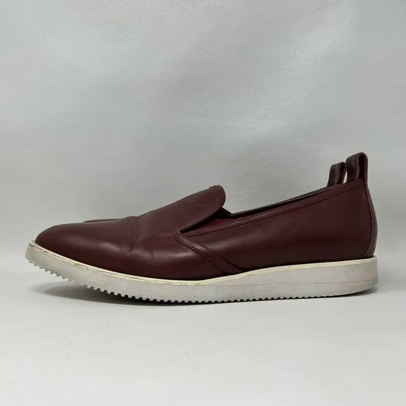 Everlane The Leather Street Shoes Red Pointed Toe Loafers, Women’s Size 11