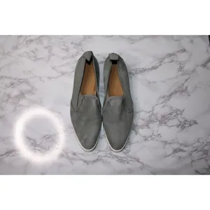 Everlane Womens The Leather Sneaker Grey Suede Sz 9