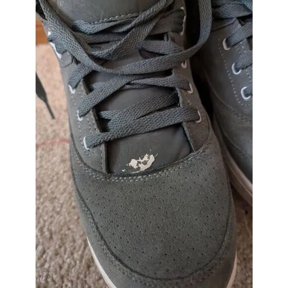 Ewing Athletics Men's Size 11 Monument Grey White Hi Top Athletic Shoes Trainers