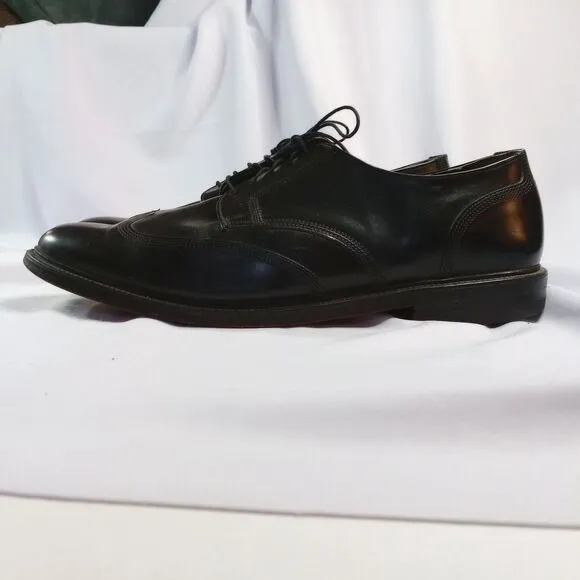 Executive Imperials Men's Wingtip Oxfords Black Leather Dress Shoes sz 14 EE