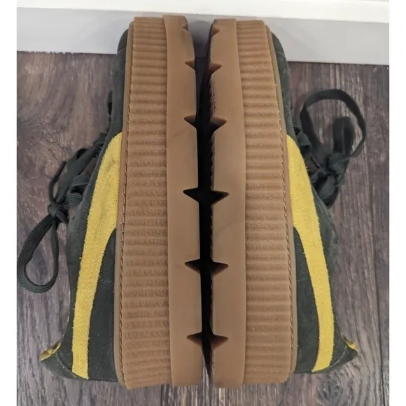 Fenty x Puma Rihanna Cleated Suede Creepers Lace Ups Size 10