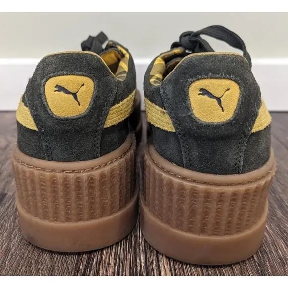 Fenty x Puma Rihanna Cleated Suede Creepers Lace Ups Size 10
